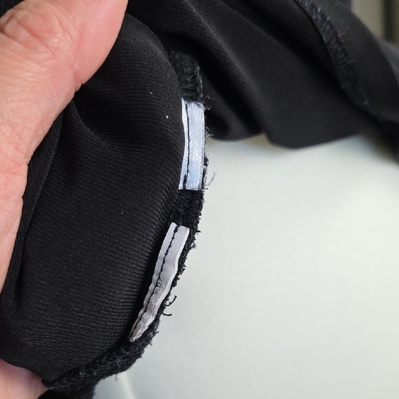 Michael Michael Kors Black Lace-Up Top with Flared Sleeves – Size S - Picture 8 of 9